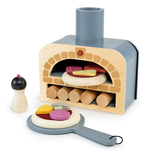 Imagine Cuptor pentru pizza, din lemn premium - TL8244