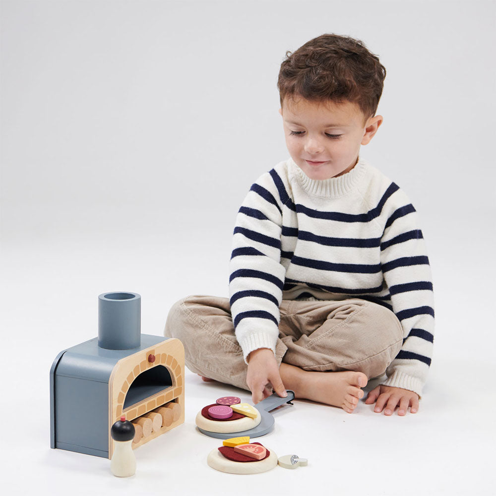 Imagine Cuptor pentru pizza, din lemn premium - TL8244
