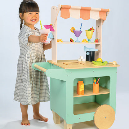 Standul cu bauturi, din lemn premium - Drinks Trolley - TL8262