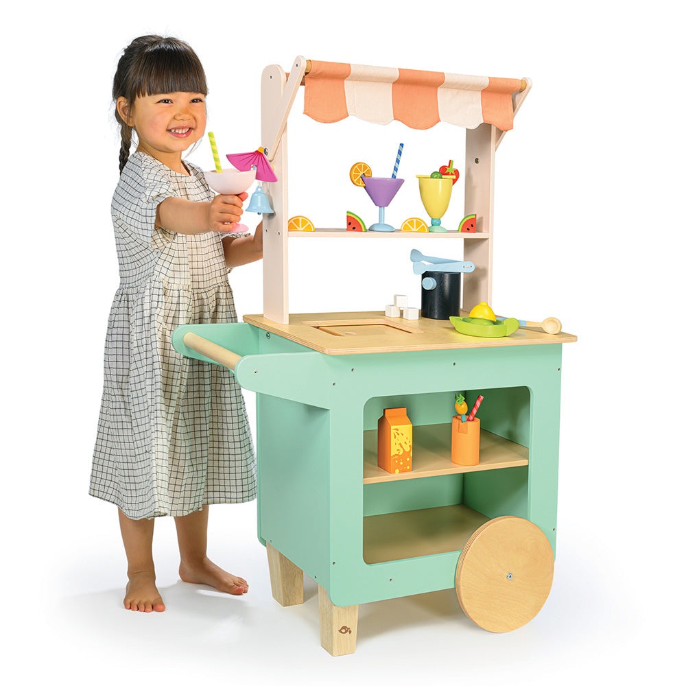 Standul cu bauturi, din lemn premium - Drinks Trolley - TL8262
