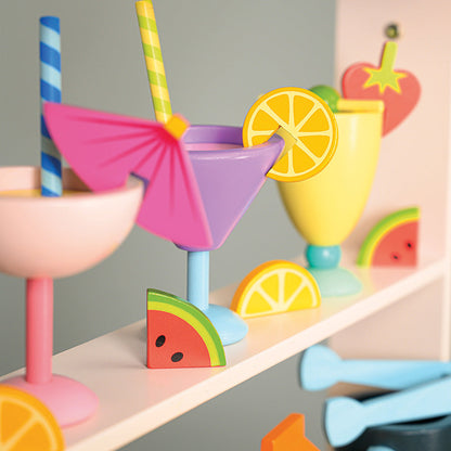 Standul cu bauturi, din lemn premium - Drinks Trolley - TL8262
