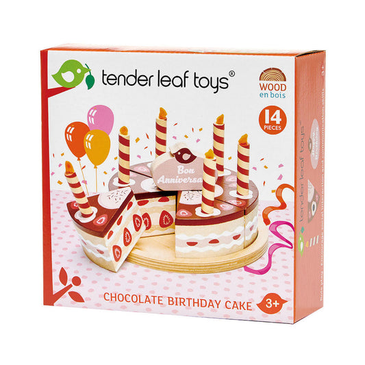 Imagine Tort de ciocolata - Chocolate Birthday Cake - 14 piese - TL8283