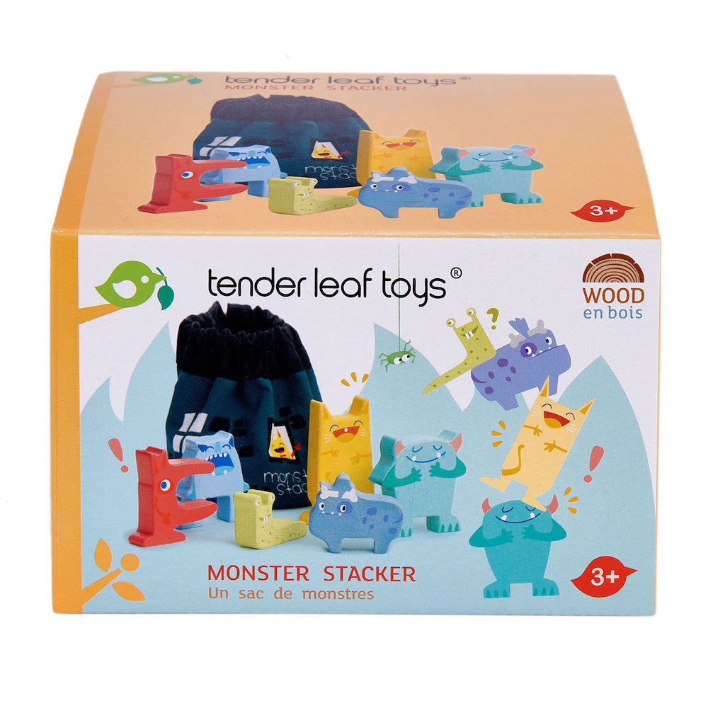 Imagine Set monstruletii din saculet- Monster Stacker - 7 piese - TL8344