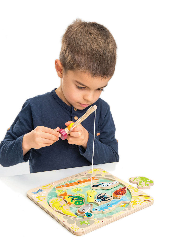 Imagine Pescarul cu magneti- Pond Dipping - 10 piese - TL8348
