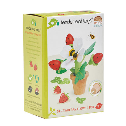 Imagine Capsuni in ghiveci - Strawberry Flower Pot - 13 piese - TL8356