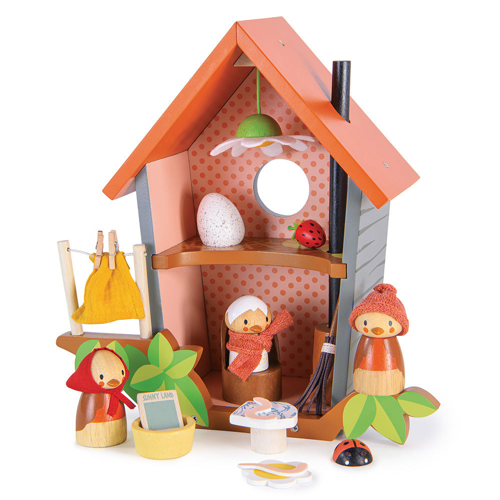 Casuta pentru pasari, din lemn premium - Robin's Nest Box - TL8378