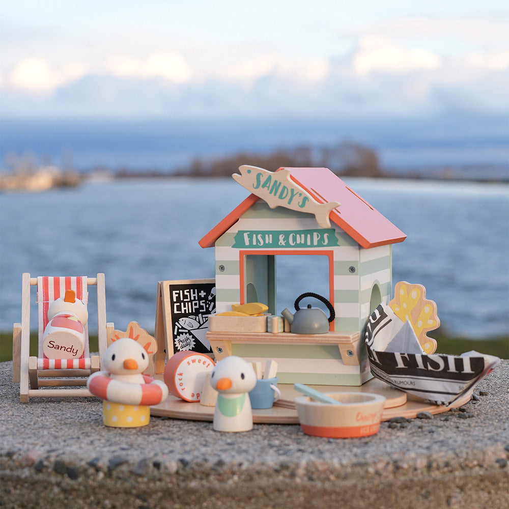 Coliba de pe plaja a lui Sandy, din lemn premium - Sandy's Beach hut - TL8379
