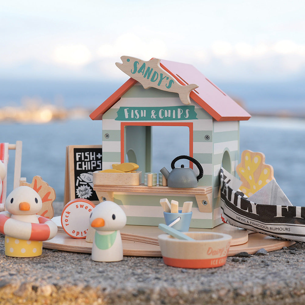 Coliba de pe plaja a lui Sandy, din lemn premium - Sandy's Beach hut - TL8379