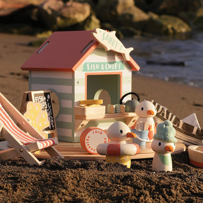 Coliba de pe plaja a lui Sandy, din lemn premium - Sandy's Beach hut - TL8379