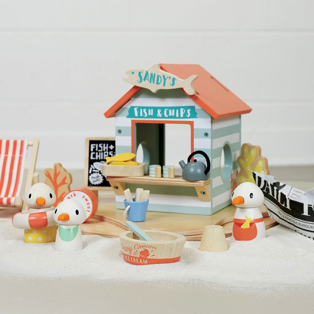 Coliba de pe plaja a lui Sandy, din lemn premium - Sandy's Beach hut - TL8379