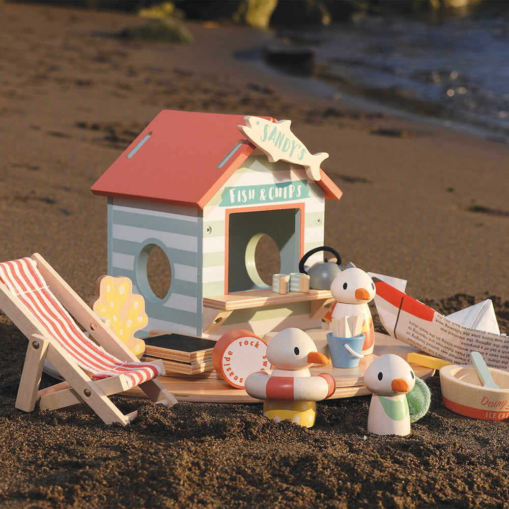 Coliba de pe plaja a lui Sandy, din lemn premium - Sandy's Beach hut - TL8379
