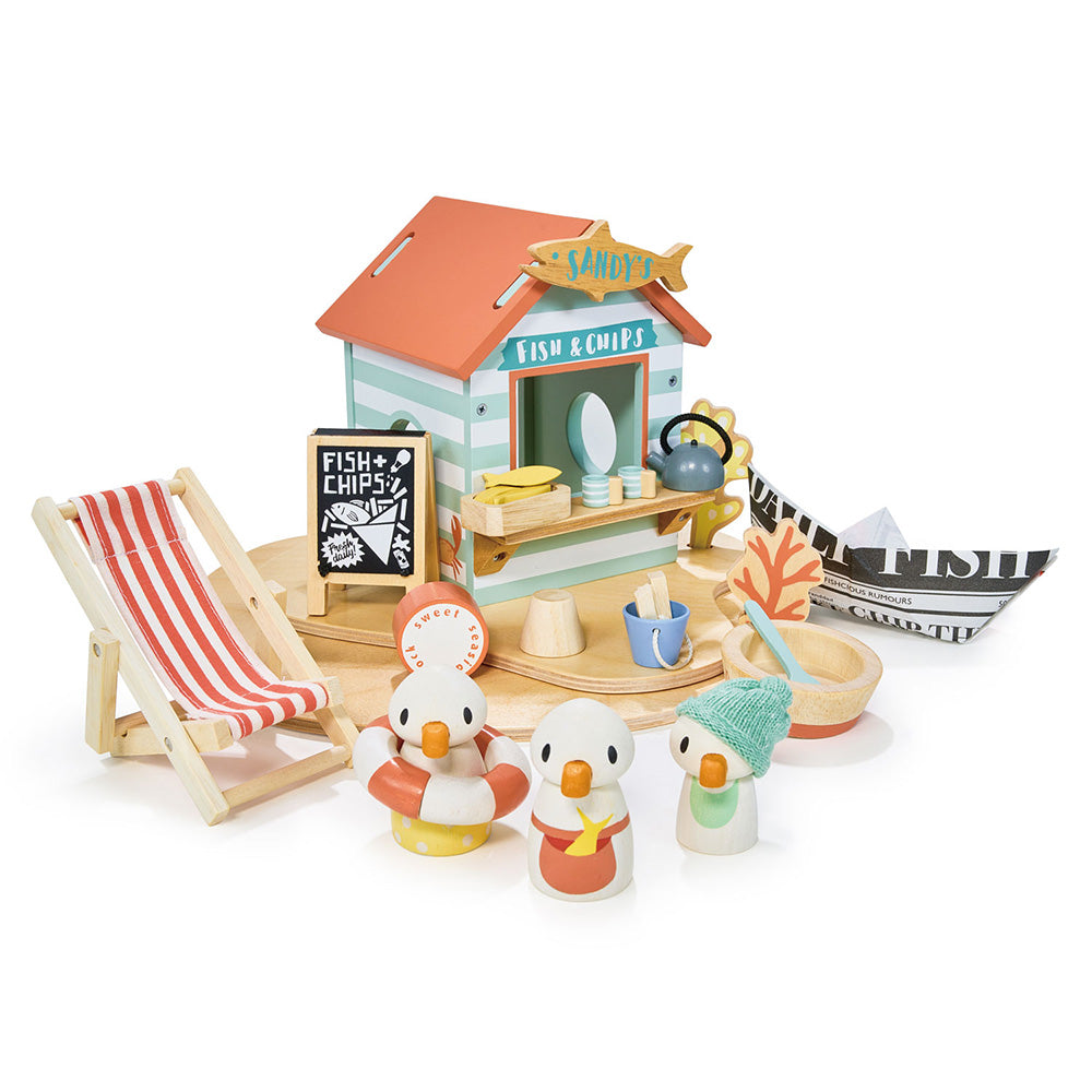 Coliba de pe plaja a lui Sandy, din lemn premium - Sandy's Beach hut - TL8379