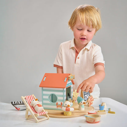 Coliba de pe plaja a lui Sandy, din lemn premium - Sandy's Beach hut - TL8379