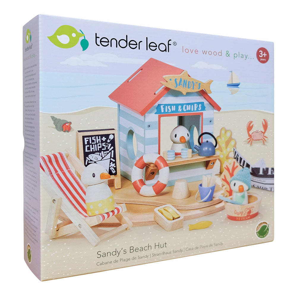 Coliba de pe plaja a lui Sandy, din lemn premium - Sandy's Beach hut - TL8379