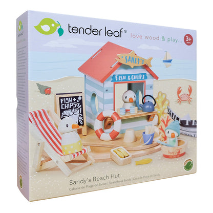 Coliba de pe plaja a lui Sandy, din lemn premium - Sandy's Beach hut - TL8379