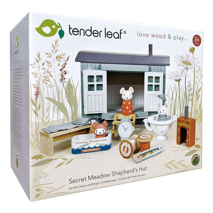 Casa de joaca a soriceilor, din lemn premium - Secret Meadfow Shepherds Hut - TL8385