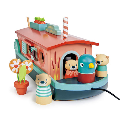 Imagine Barca familiei de vidre, din lemn premium - Little Otter Canal Boar - TL8389