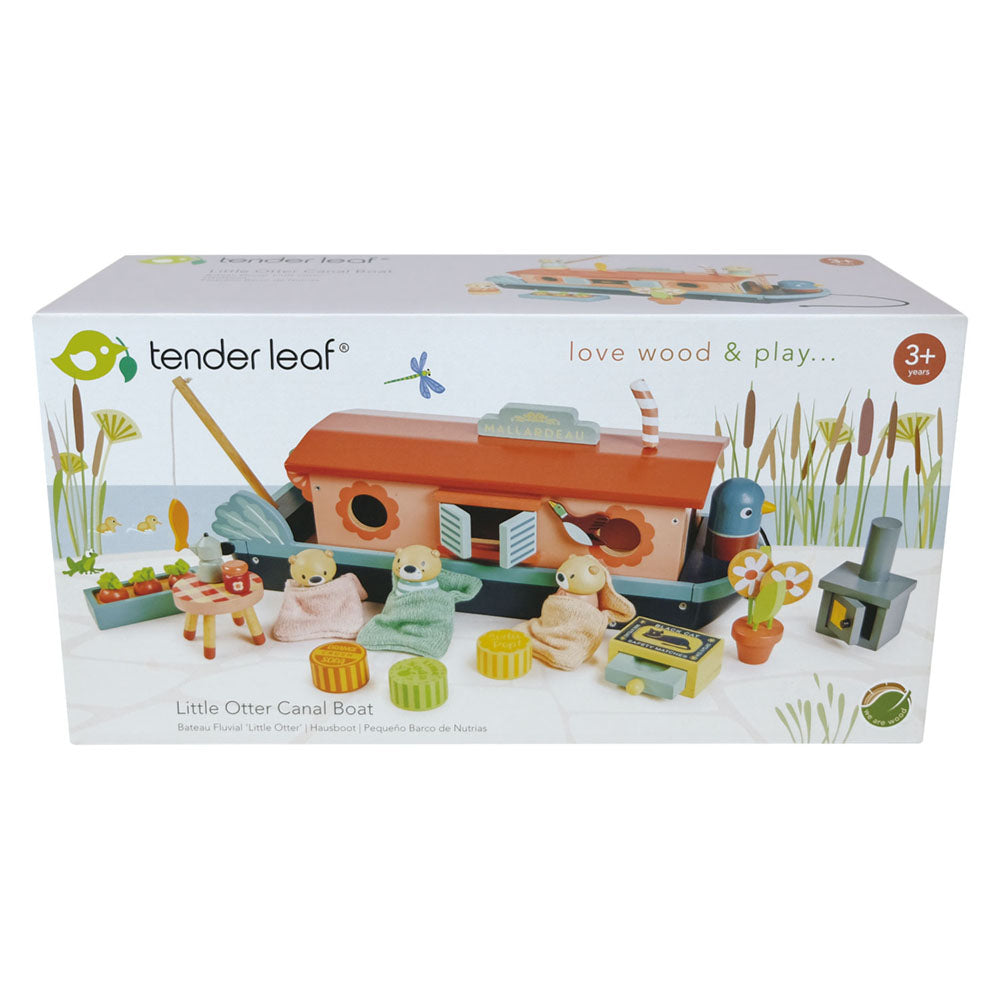 Imagine Barca familiei de vidre, din lemn premium - Little Otter Canal Boar - TL8389