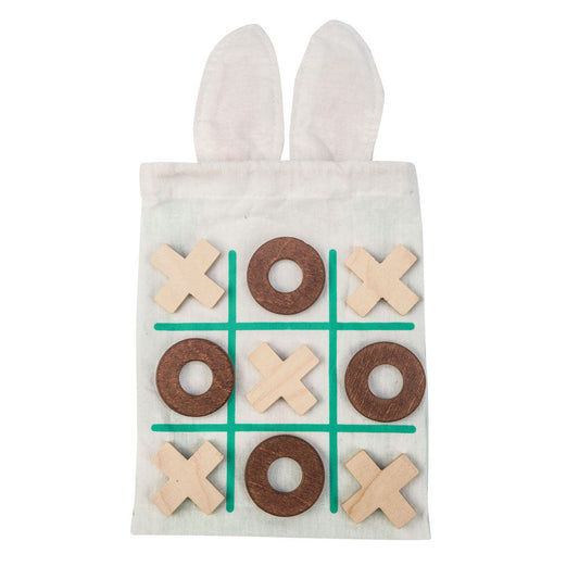 Imagine Joc logic X și Zero, din lemn premium - Tic Tac Toe - 9 piese - TL8411