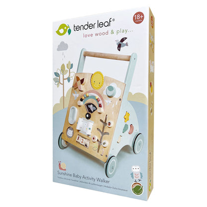 Imagine Antemergator cu activitati, din lemn premium - Sunshine Baby Activity Walker - TL8461