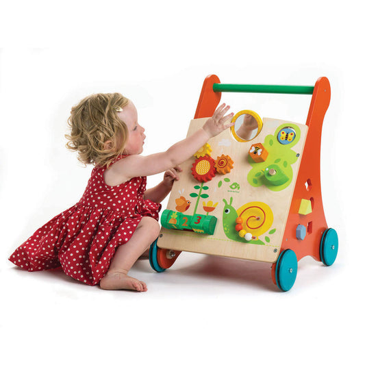 Imagine Antemergator cu activitati in gradina - Baby Block Walker - 10 activitati - TL8465