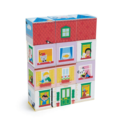 Imagine Cuburi Casa Visurilor- Dream House Blocks - 12 piese - TL8468