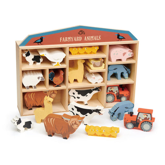 Imagine Animale domestice pe raft - Farmyard set - 13 piese - TL8483