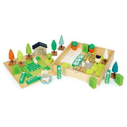 Imagine Mica gradina, din lemn premium - Little Garden Designer - 67 piese - TL8488