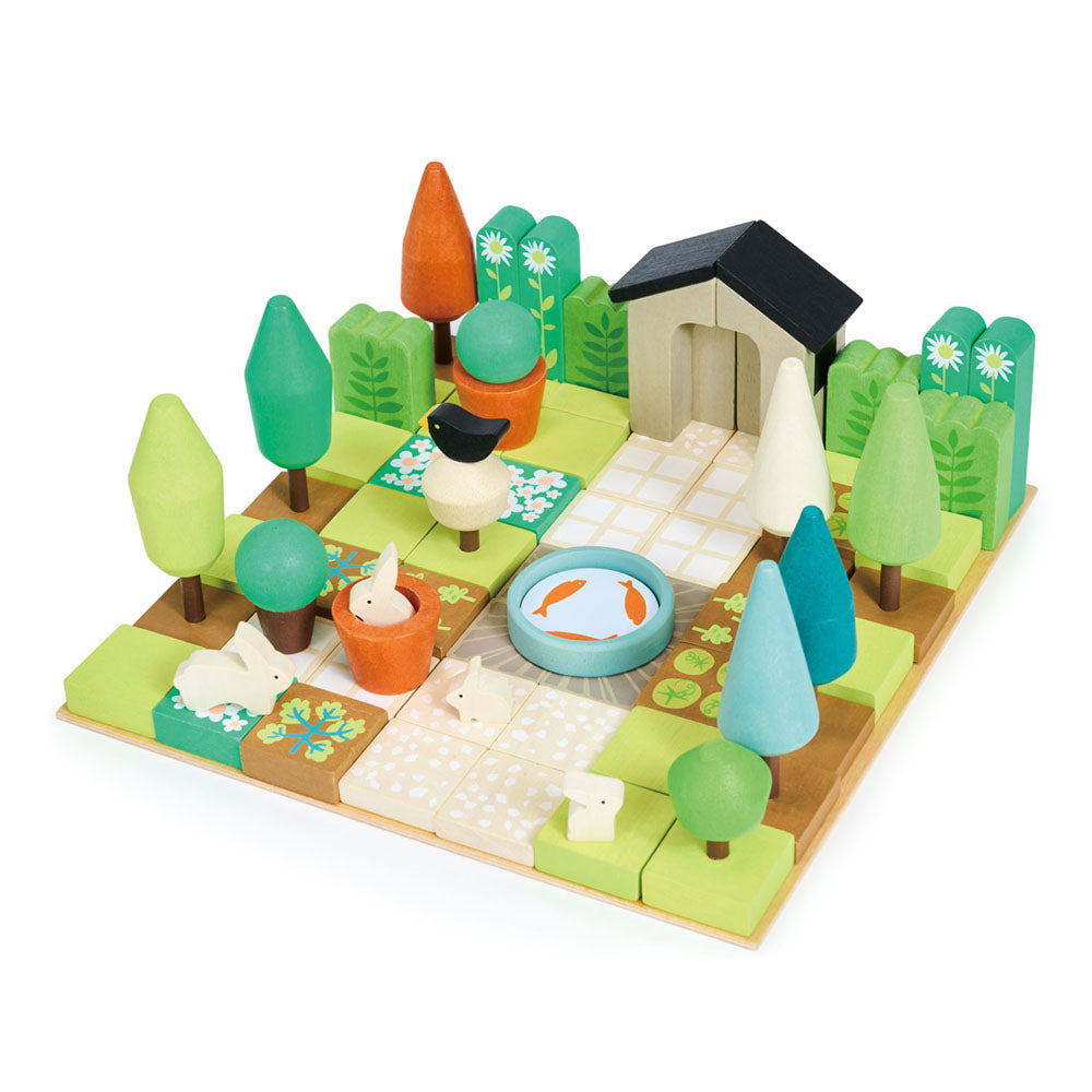 Imagine Mica gradina, din lemn premium - Little Garden Designer - 67 piese - TL8488