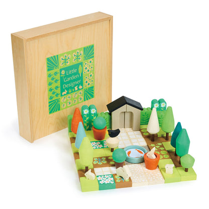 Imagine Mica gradina, din lemn premium - Little Garden Designer - 67 piese - TL8488