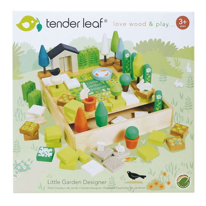Imagine Mica gradina, din lemn premium - Little Garden Designer - 67 piese - TL8488