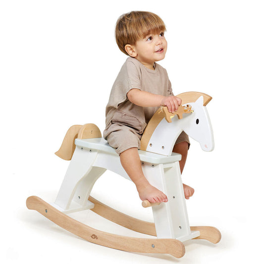 Imagine Balansoar calut, din lemn premium - Lucky Rocking Horse  - TL8592