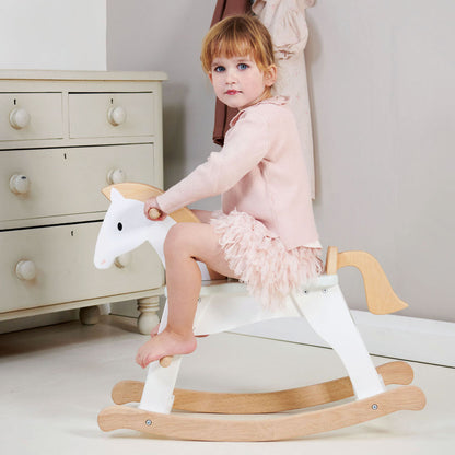 Imagine Balansoar calut, din lemn premium - Lucky Rocking Horse - TL8592