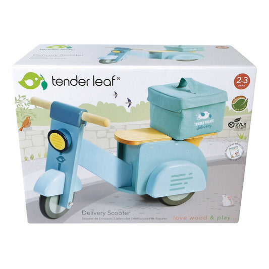 Scuter pentru livrare, din lemn premium - Delivery Scooter - TL8593