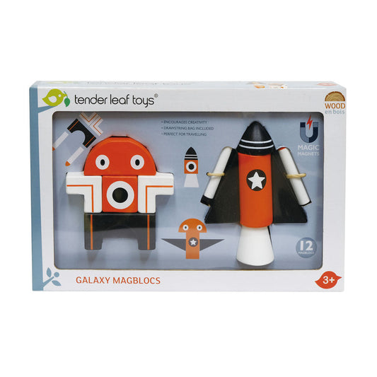 Imagine Joc de construit magnetic Galaxy- Galaxy Magblocs - 12 piese - TL8612