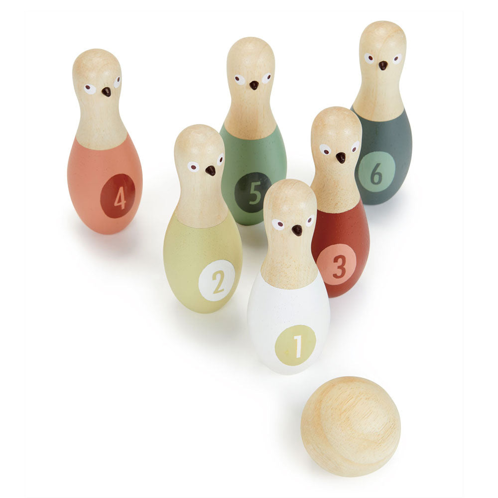 Imagine Set bowling, din lemn premium - Birdie Skittles - 7 piese - TL8621