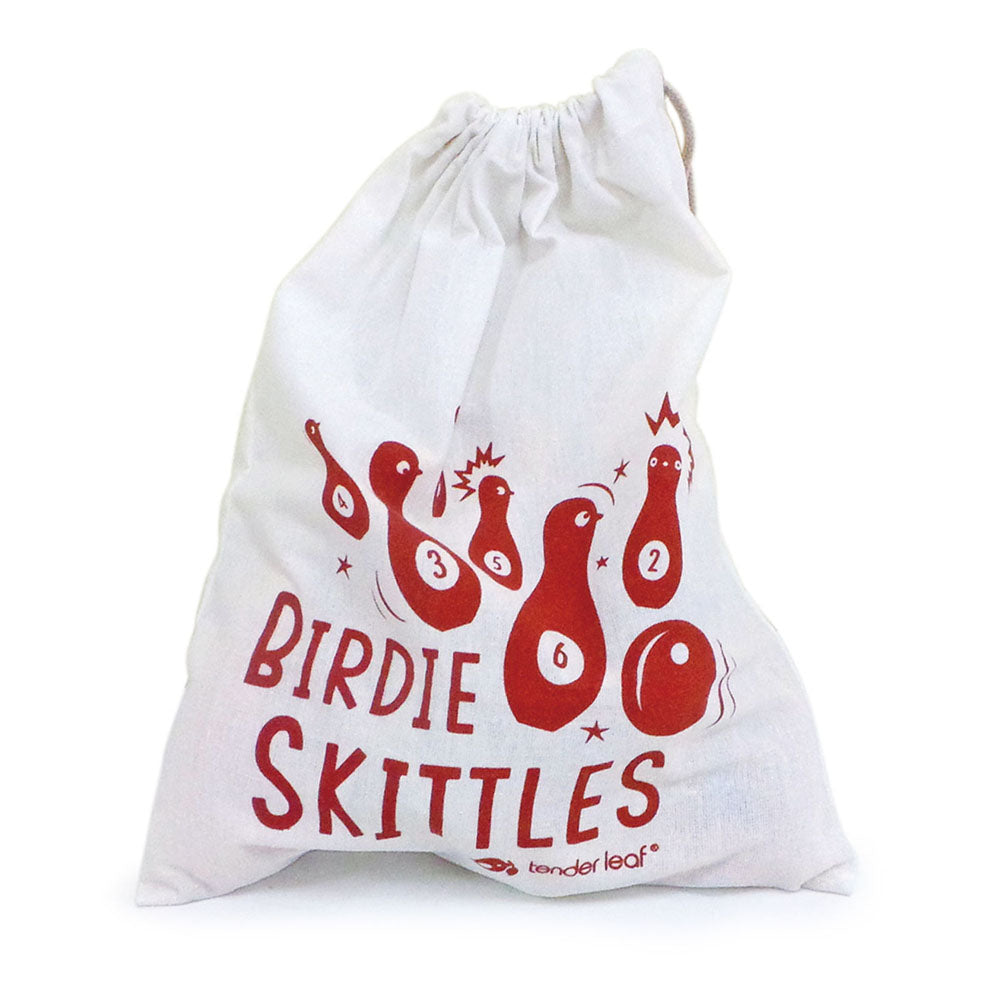 Imagine Set bowling, din lemn premium - Birdie Skittles - 7 piese - TL8621