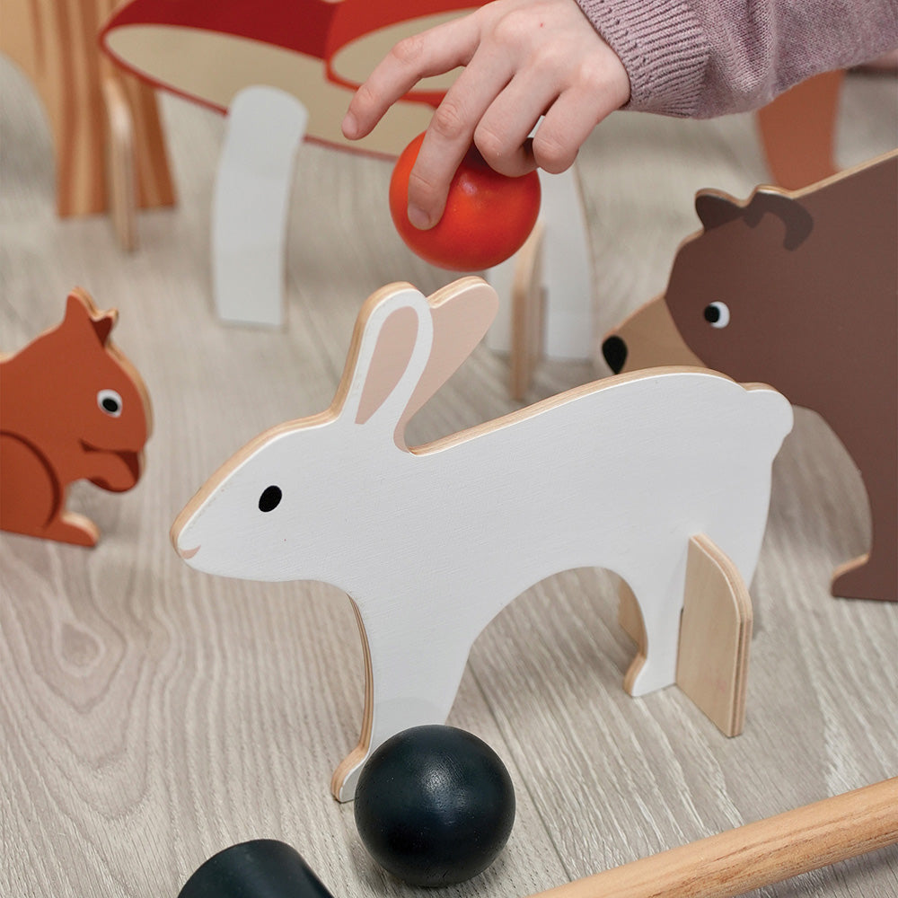 Set de croquet de Interior Woodland, din lemn premium - Woodland Indoor Croquet set - TL8622