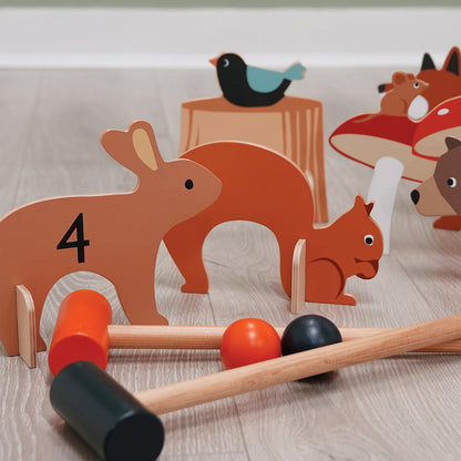 Set de croquet de Interior Woodland, din lemn premium - Woodland Indoor Croquet set - TL8622