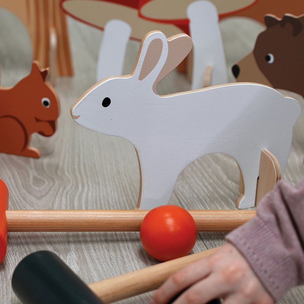Set de croquet de Interior Woodland, din lemn premium - Woodland Indoor Croquet set - TL8622