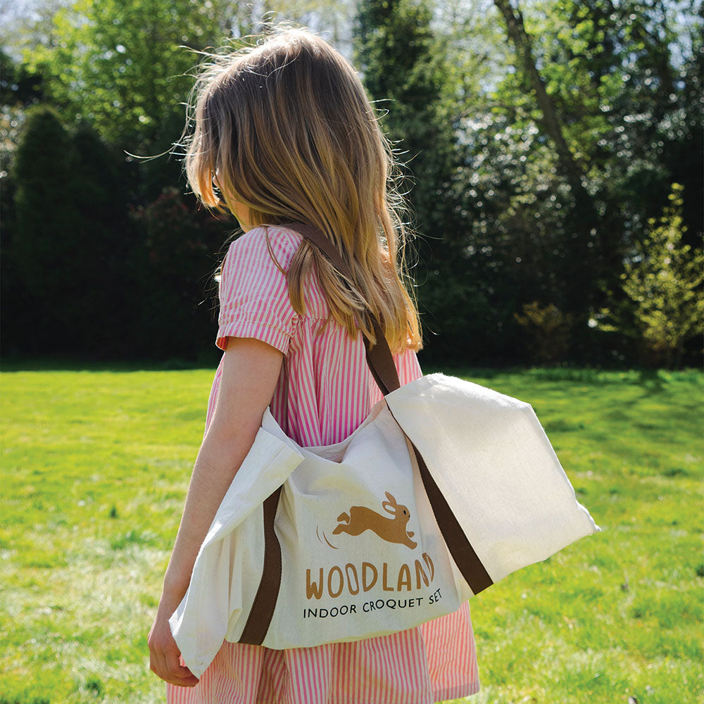 Set de croquet de Interior Woodland, din lemn premium - Woodland Indoor Croquet set - TL8622