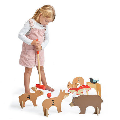 Set de croquet de Interior Woodland, din lemn premium - Woodland Indoor Croquet set - TL8622