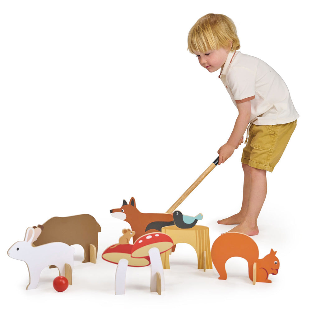 Set de croquet de Interior Woodland, din lemn premium - Woodland Indoor Croquet set - TL8622