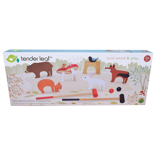 Set de croquet de Interior Woodland, din lemn premium - Woodland Indoor Croquet set - TL8622
