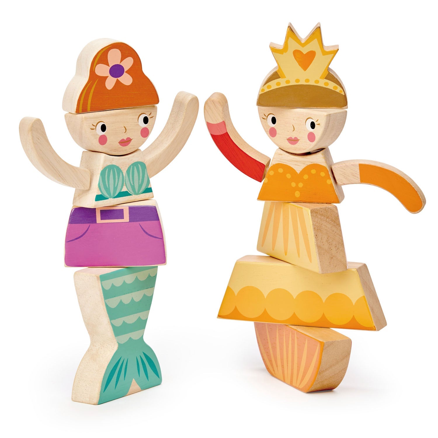 Imagine Puzzle printesa si sirena- Princesses and Mermaids - 16 piese - TL8651