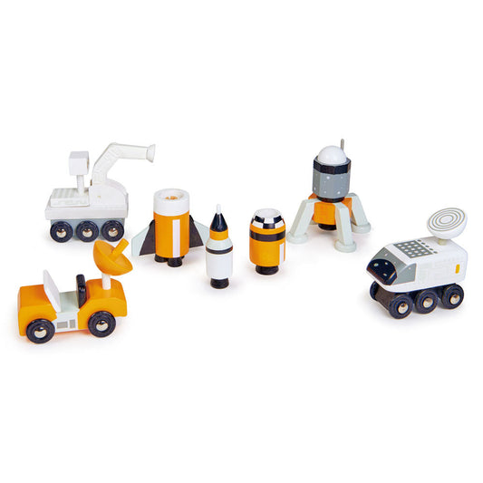Imagine Set Calator Spatial, din lemn premium - Space Voyager Set - 7 piese - TL8661