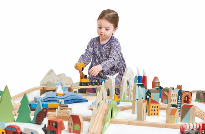 Imagine Set de tren cu vedere la munte - MOUNTAIN VIEW TRAIN SET- TL8703