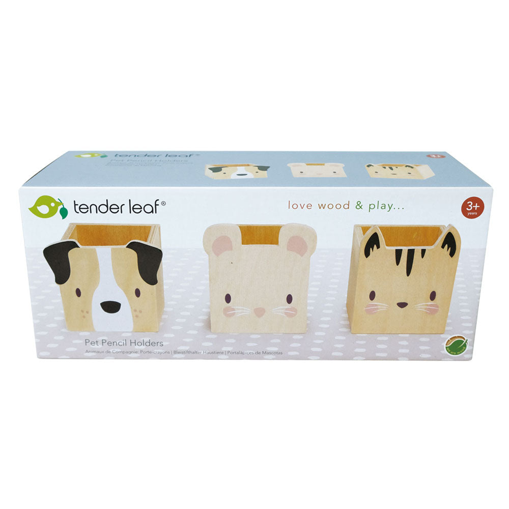 Imagine Suport pentru pixuri, din lemn premium - Pet Pencil Holders - TL8827