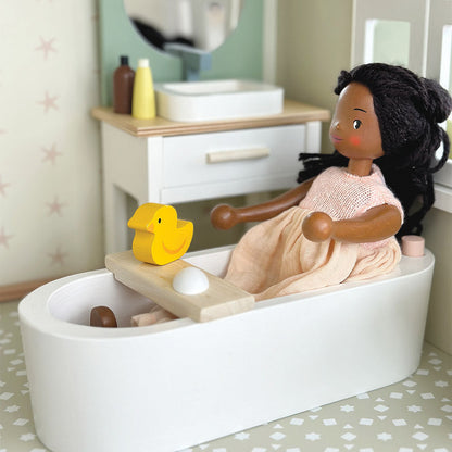 Papusa Lola, din lemn premium - Lola Wooden Doll - TL8882