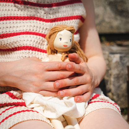 Papusa Ferne, din lemn premium - Ferne Wooden Doll - TL8881